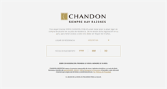 Desktop Screenshot of chandon.com.ar